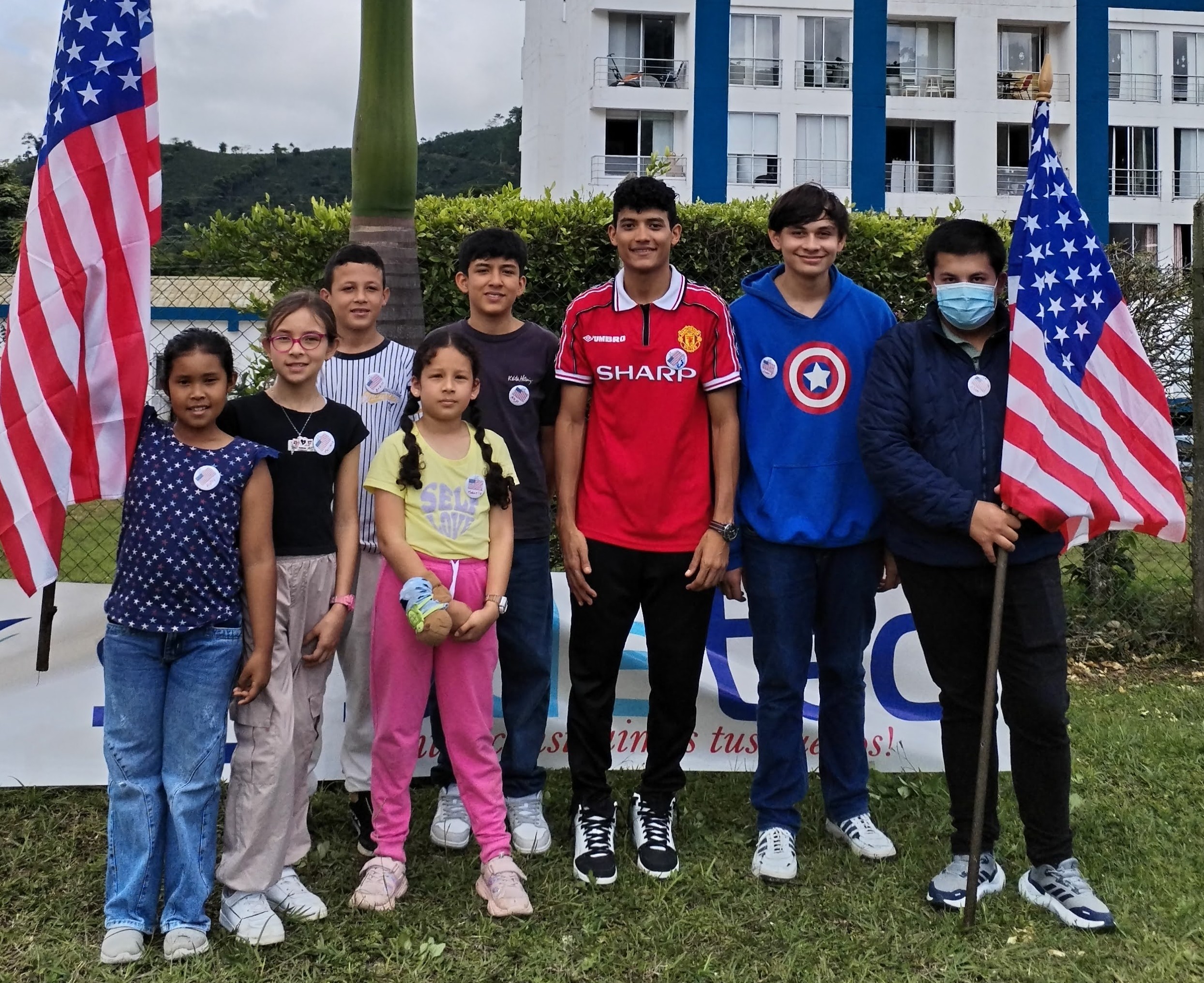 Niños aprendiendo inglés en Sysdatec