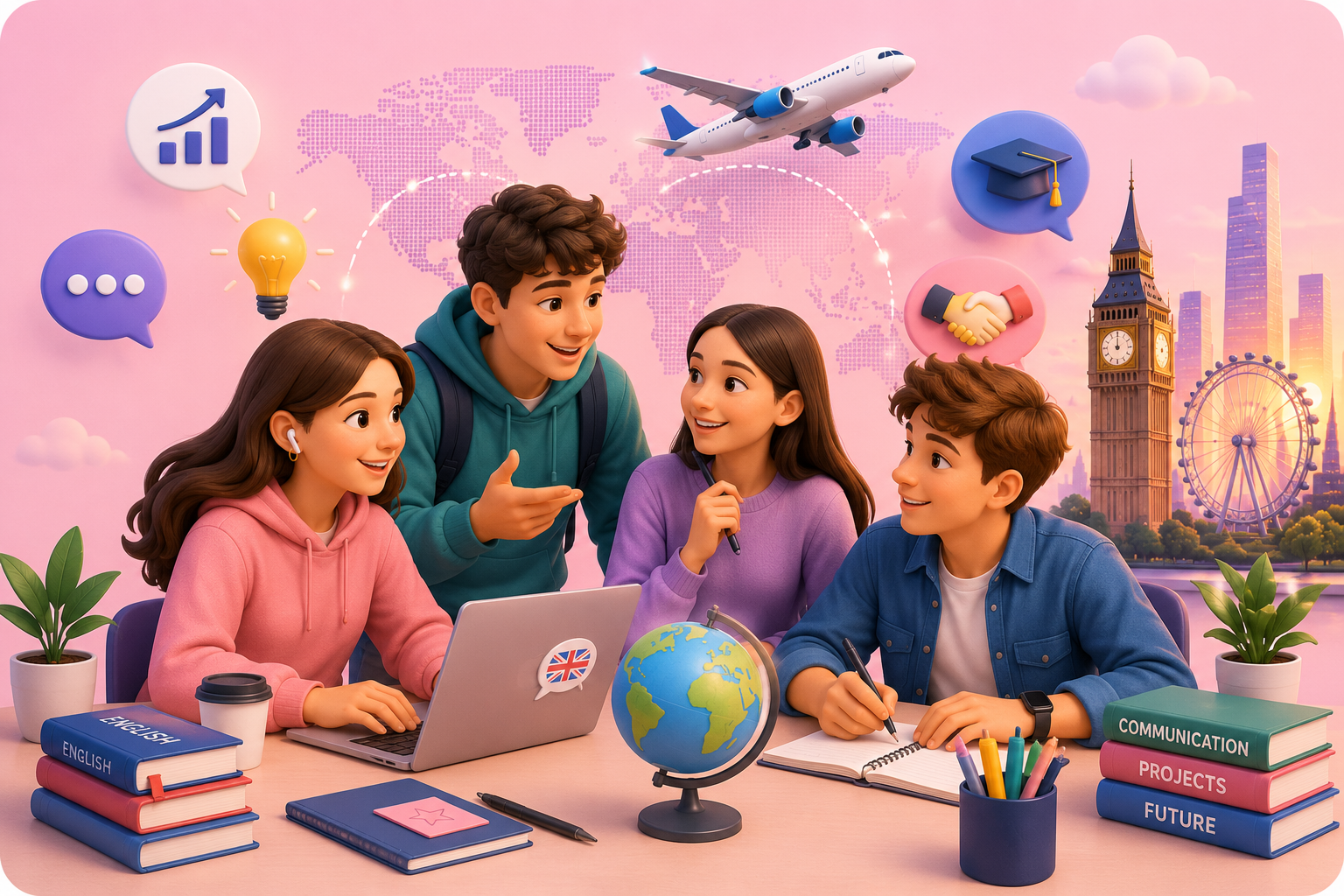 Adultos aprendiendo inglés en Sysdatec